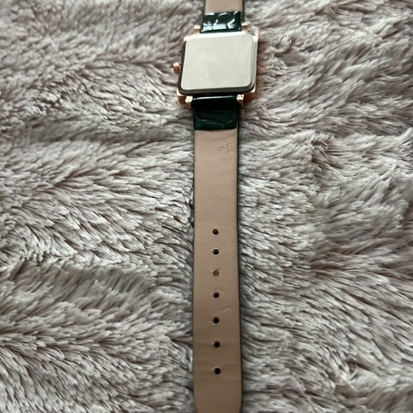 Elegant Green Vegan Croc Watch